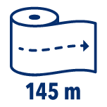 Professional Lunghezza rotolo 145 m